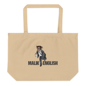 Malik English - Large Tote (Tan)