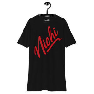 Nichi: Nichi - Men’s - Premium Heavy T-shirt - (BLACK)