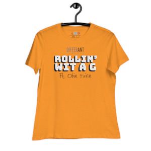 Differ_Ant - Rollin' Wit A G - Women’s T-Shirt - GOLD TITLE