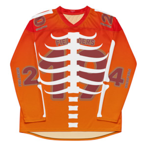 Terreyl Fields: Fielders - Ribcage Varsity - (ORANGE JERSEY)