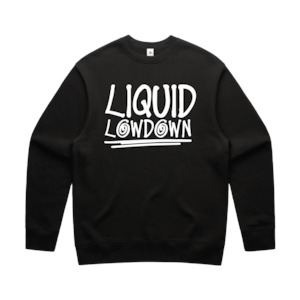 Liquid Lowdown - Men's Black Sweatshirt