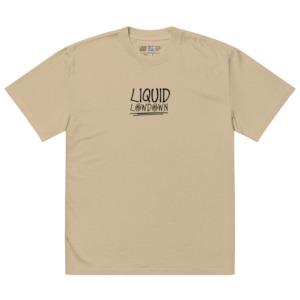 Liquid Lowdown - Faded Khaki Tee