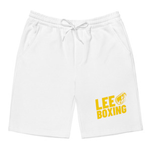 Lee Boxing: Lee Boxing - White Fleece Shorts