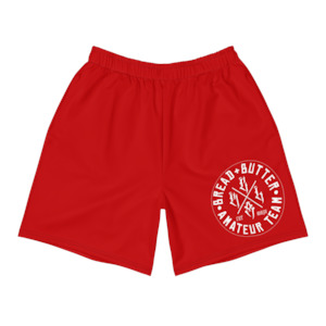 Amateur Team: Amateur Team - Red Athletic Shorts