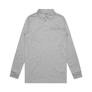 Organic Genetics: Organic Genetics - The Stacked Grey Longsleeve Polo