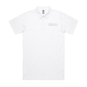 Organic Genetics: Organic Genetics - White Stacked Polo