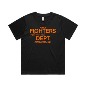 Only Fighters For Irie Jade - Women's Black Tee