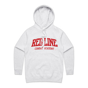 RLCA - Women's White Hoodie - Red logo 2