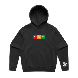 Kush And Culture: KUSH&CULTURE - Black Rasta Hoodie