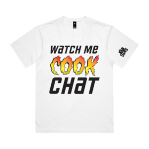 MY BAD GANG - Watch Me Cook Bestie White Tee
