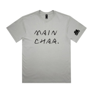 MY BAD GANG - Main Char Energy Grey Tee