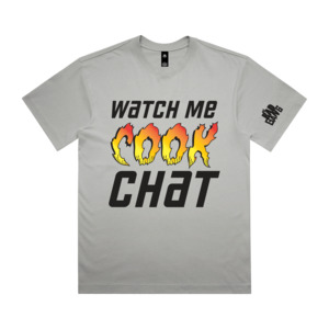 MY BAD GANG - Watch Me Cook Bestie Grey Tee
