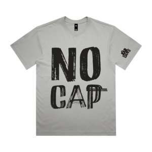 My Bad Gang: MY BAD GANG - No Cap Behaviour Grey Tee