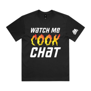 MY BAD GANG - Watch Me Cook Bestie Black Tee