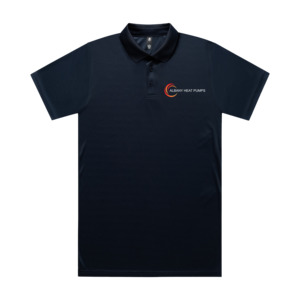 Albany Heat Pumps - Navy Work Polo (Embroidery)