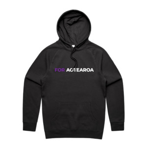 With You Men’s Black Hoodie - For Aotearoa