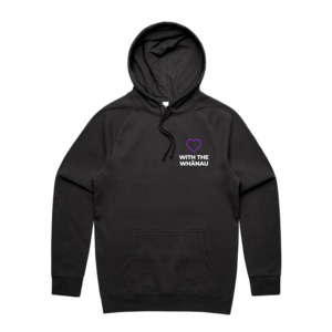 With You Men’s Black Hoodie - With WhĀnau