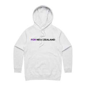 All: WITH YOU WOMEN’S WHITE HOODIE - FOR NZ