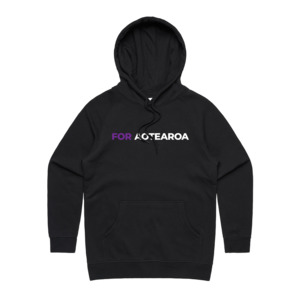 With You Women’s Black Hoodie - For Aotearoa