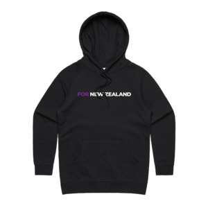 With You Women’s Black Hoodie - For Nz