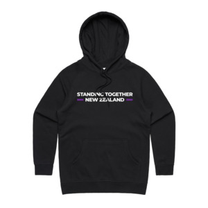 With You Women’s Black Hoodie - Stand Nz