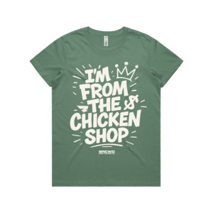 BREWD HAWT - IFTCS Women's Green Tee