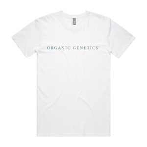 Tees: Organic Genetics - White Long Tee