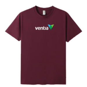 Ventia NZ - Maroon Unisex Tee