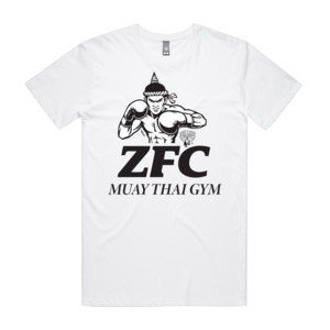 ZFC MUAY THAI - Men's White ZFC Tee