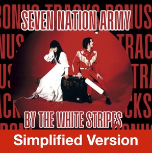 Products: Seven Nation Army by The White Stripes- Simplified Drum Sheet Music