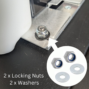 Avada Best Sellers: 1/4" Locking Nuts and Washers for Floor Mounting Kit