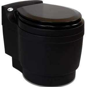 Laveo DryFlush Electric Toilet - BLACK