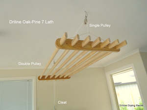 The Oak-Pine 7 Lath Clothes Drying Rack
