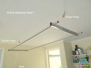 Steel Range: The Stainless Steel 7 Slimline Clothes Drying Rack