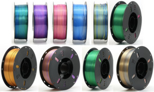 Products: Silk PLA Dual/Tri Colour 1kg - Factory Clearance