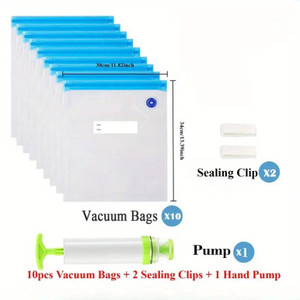 Filament Vacuum Bags Reusable (10) with Pump