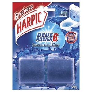 Products: Harpic Blue in Cistern Toilet Block 2pk