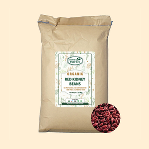 Beans & Pulses: Red Kidney Beans (Long) Organic 25kg - DTE Foods