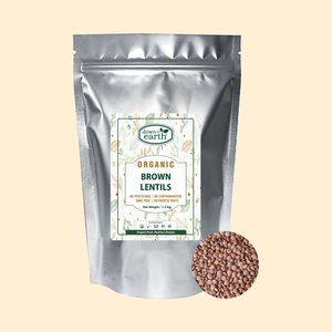 Beans & Pulses: Brown Lentils Organic 3kg - DTE Foods