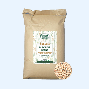 Beans & Pulses: Black Eye Beans Organic 25kg - DTE Foods