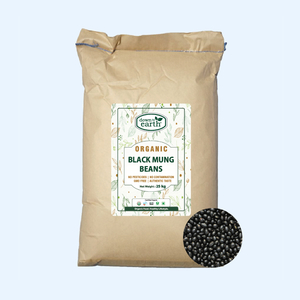 Black Mung (Urad Whole) Beans Organic 25kg - DTE Foods