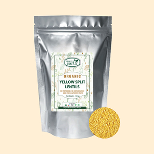 Beans & Pulses: Yellow Split Lentils Organic 3kg - DTE Foods