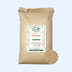 Beans & Pulses: Chickpea Organic 25kg - DTE Foods