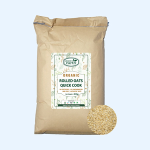 Rolled Oats Quick Cook Organic 20kg - DTE Foods
