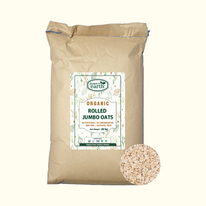 Bulk: Rolled Jumbo Oats Organic 20kg - DTE Foods