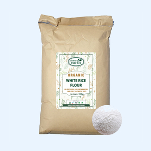 White Rice Flour Organic 10kg - DTE Foods