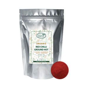 Red Chilli Ground Hot Organic 3kg - DTE Foods
