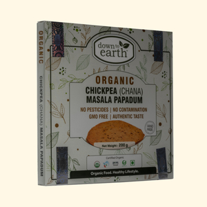 Products: Chickpea Masala (Chana Masala) Papadum Organic 200g - DTE Foods