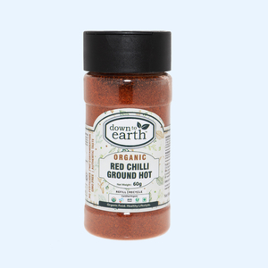 Products: Red Chilli Ground Hot Organic 60g - DTE Foods