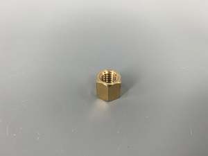 Engine: Brass Nut M8 11mm Hex Intake Exhaust Each